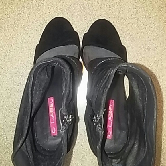 💰💰C Label 5" Black Booties💰💰 - Picture 8 of 8